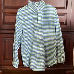 Saddlebred Blue/Green Buttondown